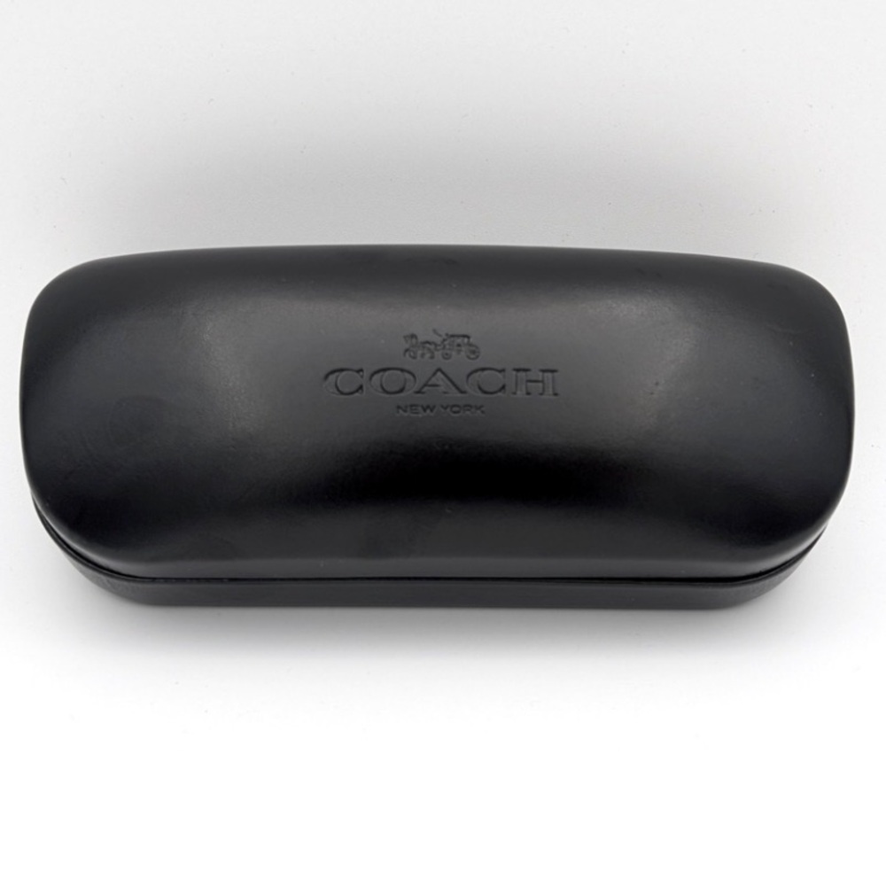 Coach Black Hard Clamshell‎ Eye Glass Sunglasses Reading Case New York